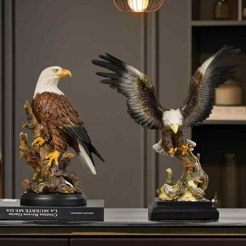楽天市場】アンティークゴールド イーグル スタチュー 鷲の置物 ワシ