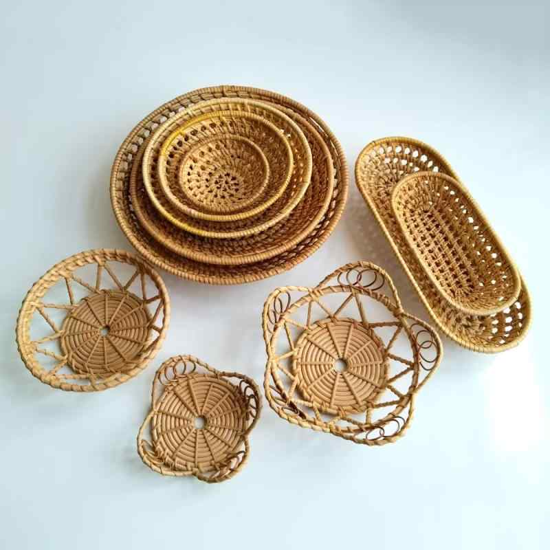 卓上収納筒 ベトナムラタン ウッド製 手編み レトロ ヴィンテージ ペンスタンド 花瓶 文房具 コスメ カトラリー 箸立て 小物入れ 雑貨 4,760円