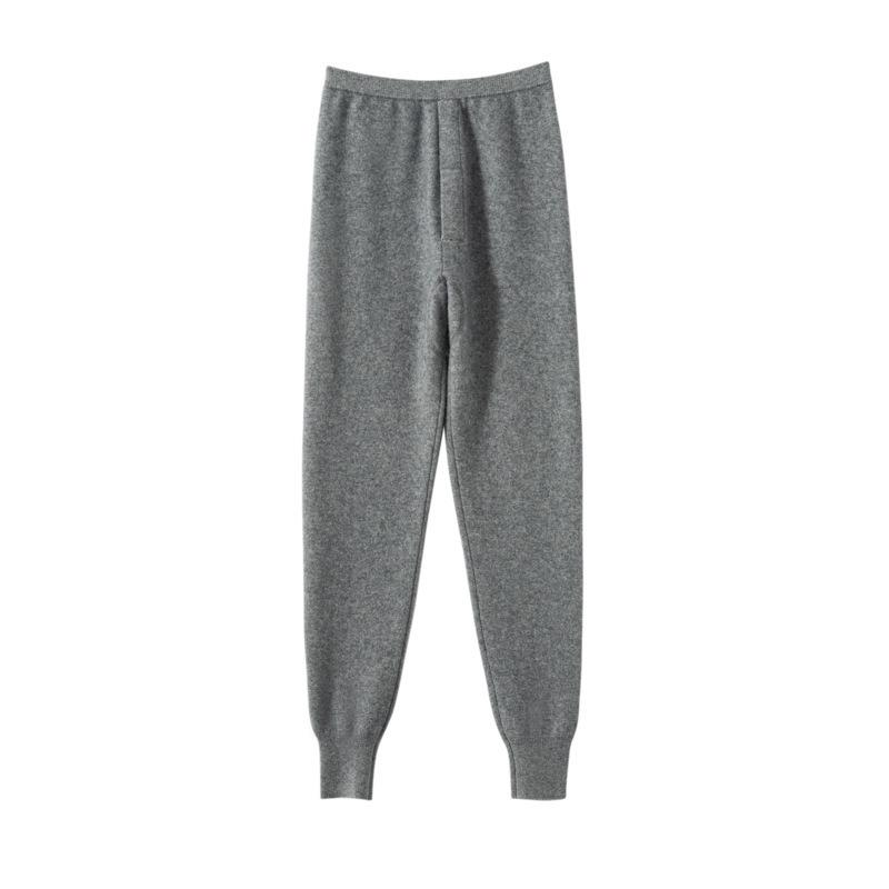 レギンス 男性用 メンズ 秋冬 カシミヤ ニット 平編み 厚手 保温 インナー タイツ ロング丈 無地 ブラック ベージュ グレー 部屋着 普段使い 防寒対策｜way-ugo