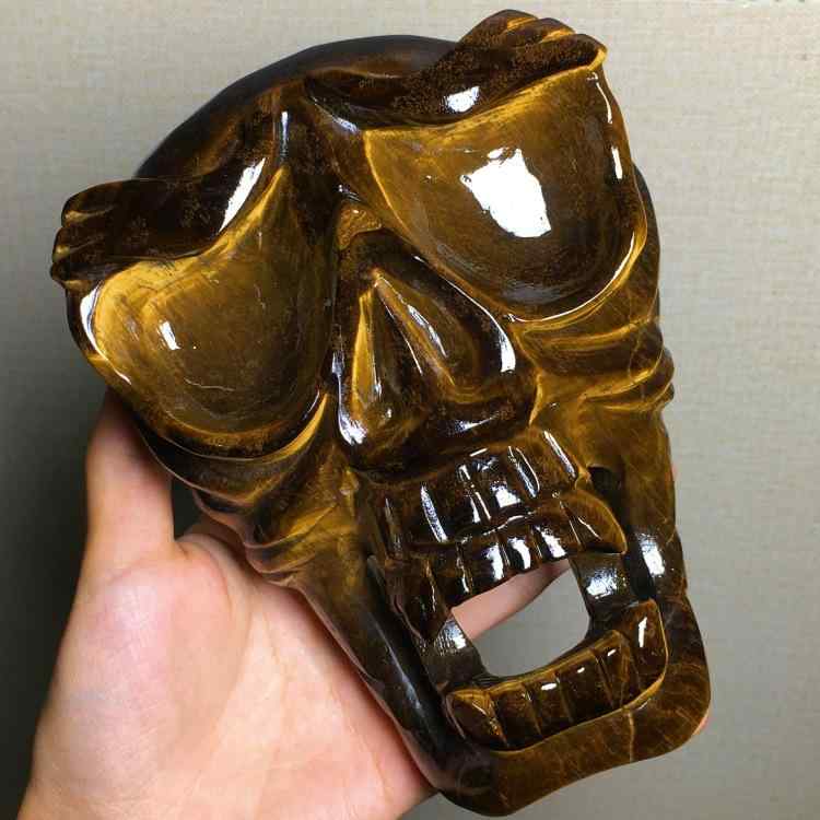 飾り付け 生まれながら スカル恍ける 野ざらし 刻みつける オブジェ 綿津見ジャスパー タイガーアイ 意気ごみアメジスト 室内装飾 卓上 かざり付ける 飾り付け パープル 緑であること 黄み マルチ色合い 飾り付け 手芸・クラフト・生地-ビーズ・ストーン