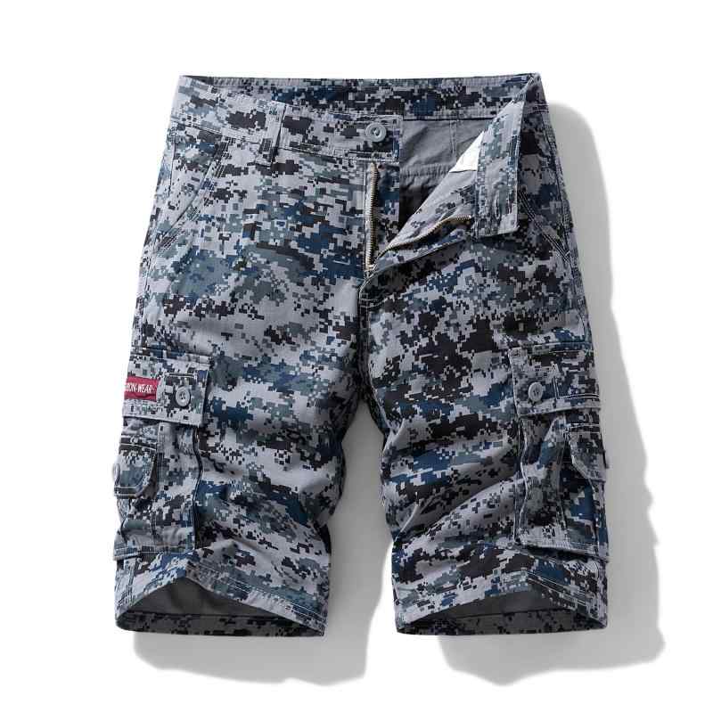 ショートパンツ メンズ 男性用 迷彩柄 カーキ色 ポリエステル アウトドア スポーツ BDU タクティカル 軽量 薄手 ゆったり カジュアル ストリート ハーフパンツ 春夏
