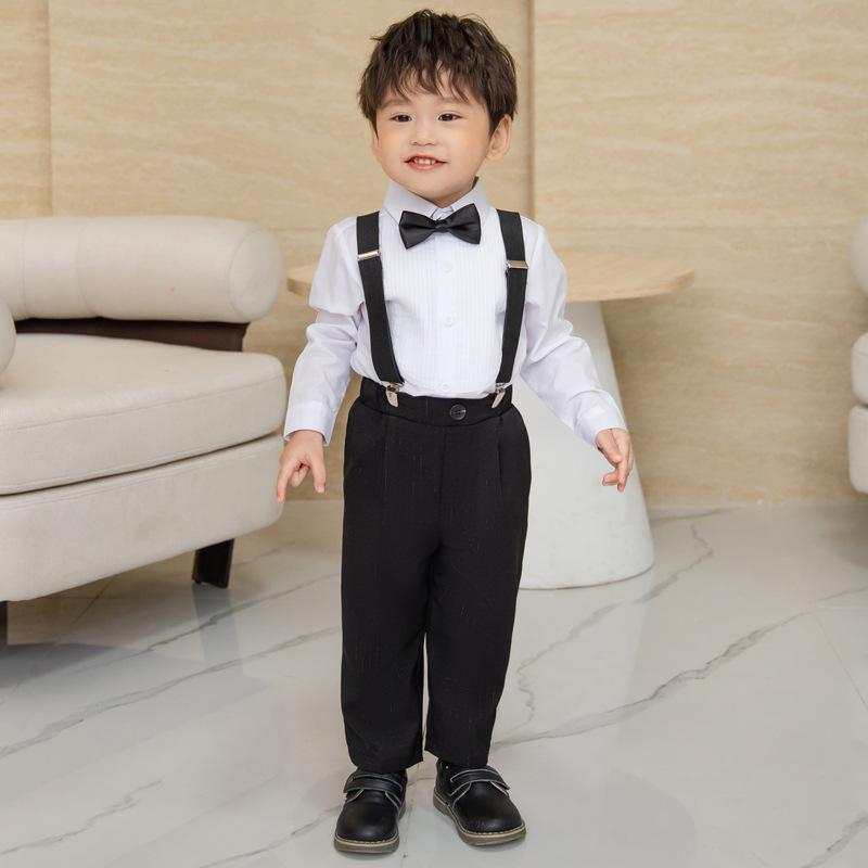 キッズ 男の子 男児 セットアップ 2点セット サロペット ジャケット 英国風 ブリティッシュスタイル 春秋 長袖 長ズボン ポリエステル 発表会 演奏会 結婚式 パーティー 記念撮影 フォーマル スーツ 幼稚園 保育園 小学生