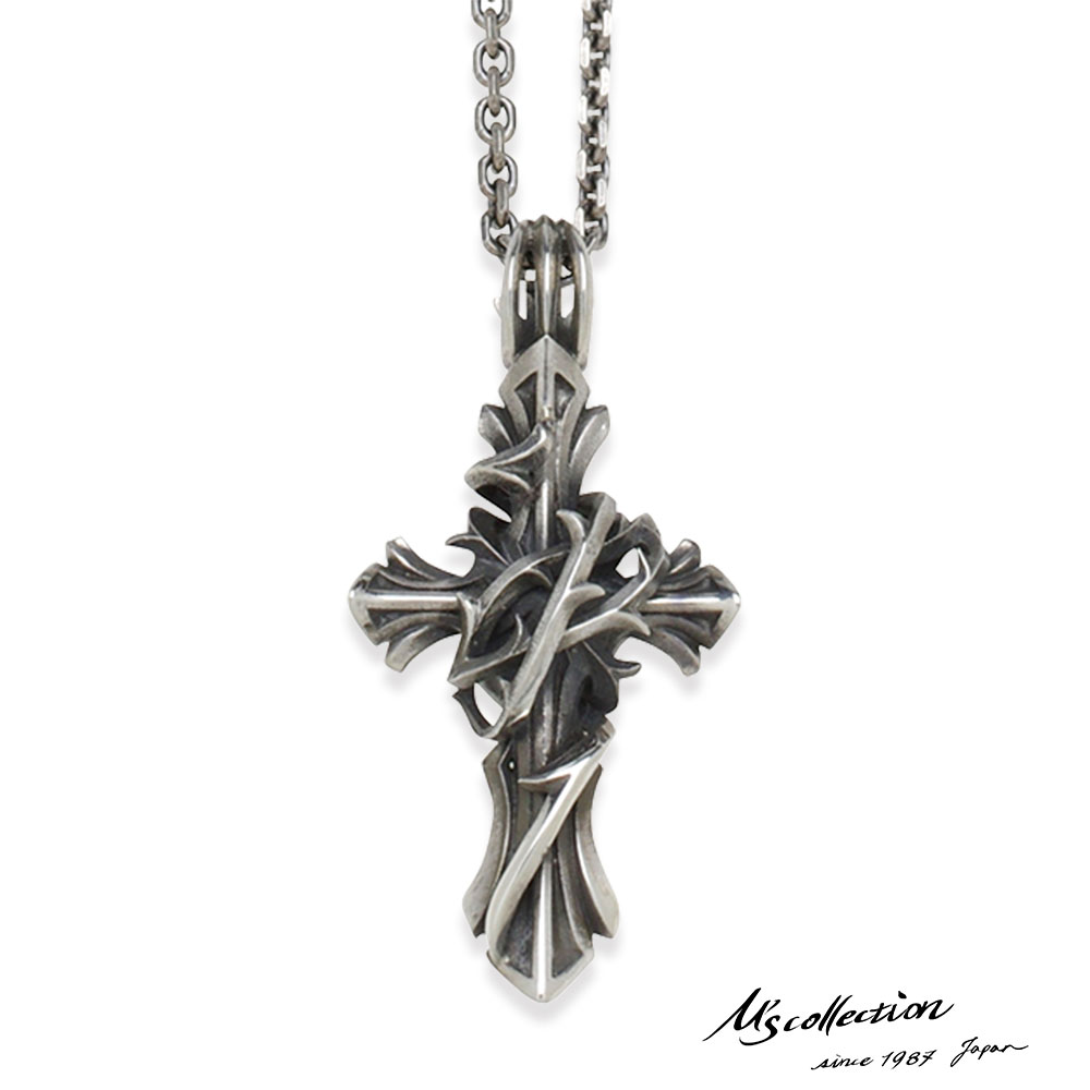 楽天市場】エムズコレクション THORN ブランブル クロス ペンダント