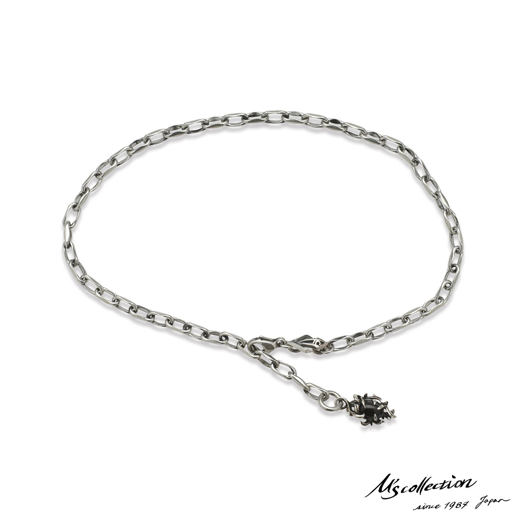 エムズコレクション テンタクルス ストーン 2way アンクレット ブレスレット シルバー925 メンズ ブランド Sermus Es