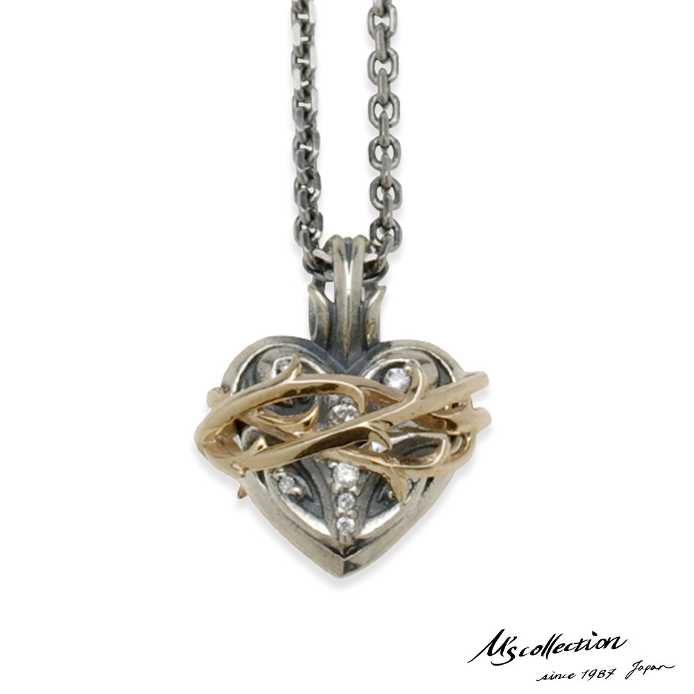 ブランブル 最大00円off ポイント10倍 ペンダント Thorn ダイヤモンド Max36倍 50cm M ネックレス ペンダント エムズコレクション ブランブル ハート ネックレス ダイヤモンド シルバー925 K10イエローゴールド メンズ ブランド Wayng ネックレス ペンダント Www