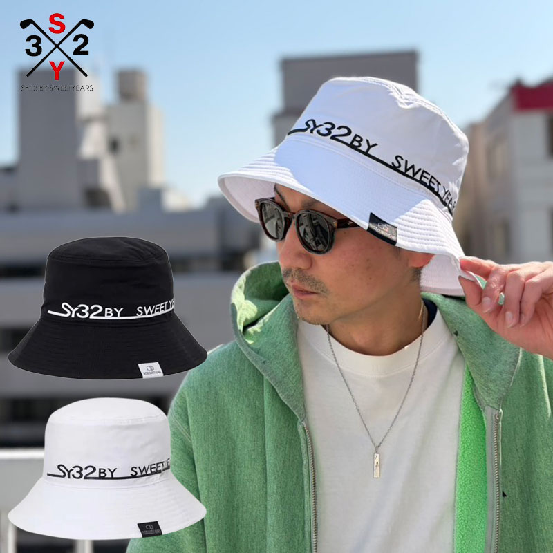 SY32 by SWEET YEARS GOLF ダブル クロス ハット バケットハット バケハ 正規取扱い メンズ レディース ブランド DOUBLE CLOTH HAT