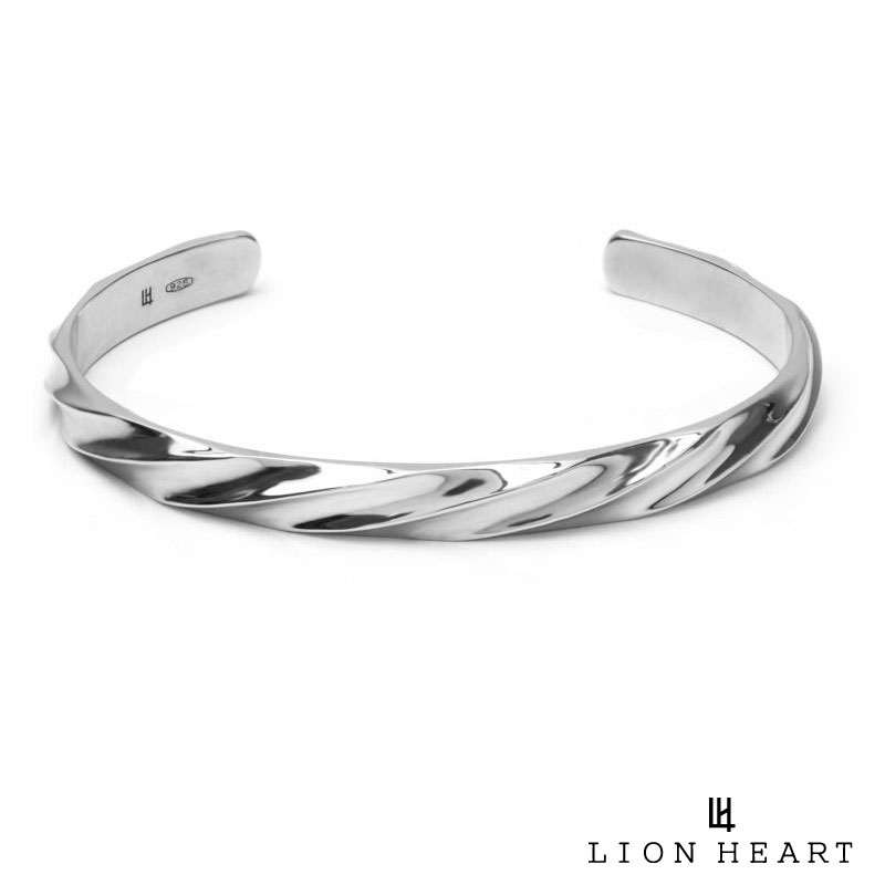 新品　ライオンハート　シルバー製　リムバングル　ブレスレット 楽天市場】ライオンハート リム バングル シルバー925 メンズ