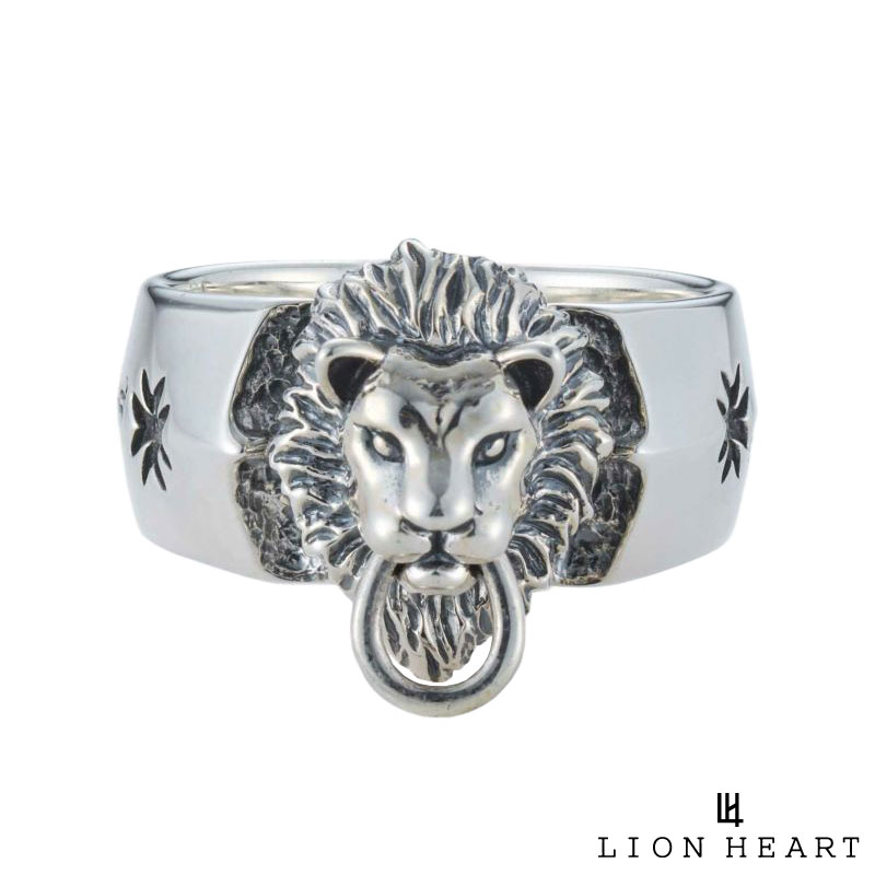 ア*マ様 ライオンハート リング　K18 21号 限定展開】“LH-1”タテガミデザインリング/サージカルステンレス（金属