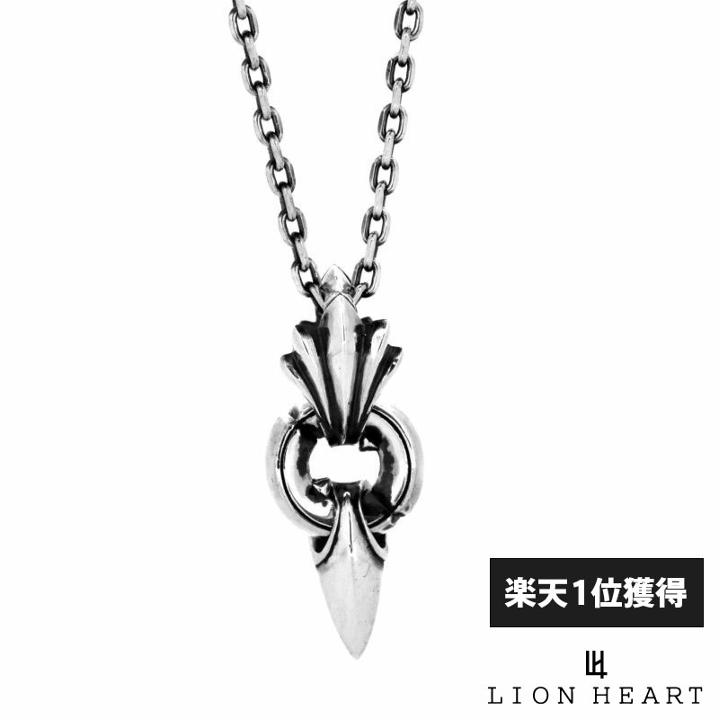 もうすぐ終了！クーポンで10％OFF 10日1：59まで ライオンハート ミディアムファングド ネックレス シルバー925 メンズ ブランド