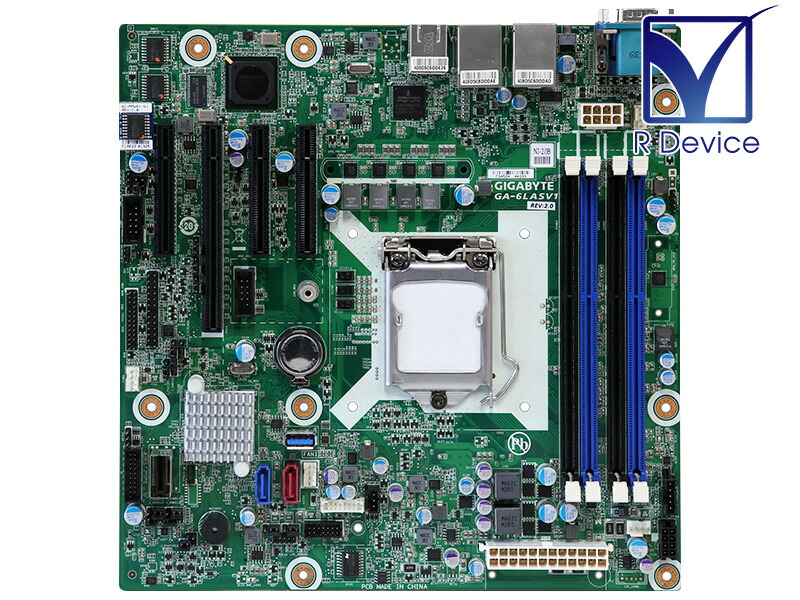 GA-6LASV1 Rev 2.0 GIGA-BYTE Technology 母ちゃんゲーム盤 Intel C224 Chipset/LGA1150 東芝 MAGNIA T1340d 相応う【中古母ちゃんゲーム盤】