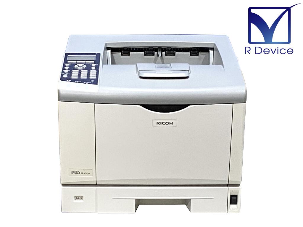 RICOH IPSIO SP 4300 レーザープリンター RICOH IPSiO SP 4300 A4モノクロレーザープリンタ 約9.2万枚 USB