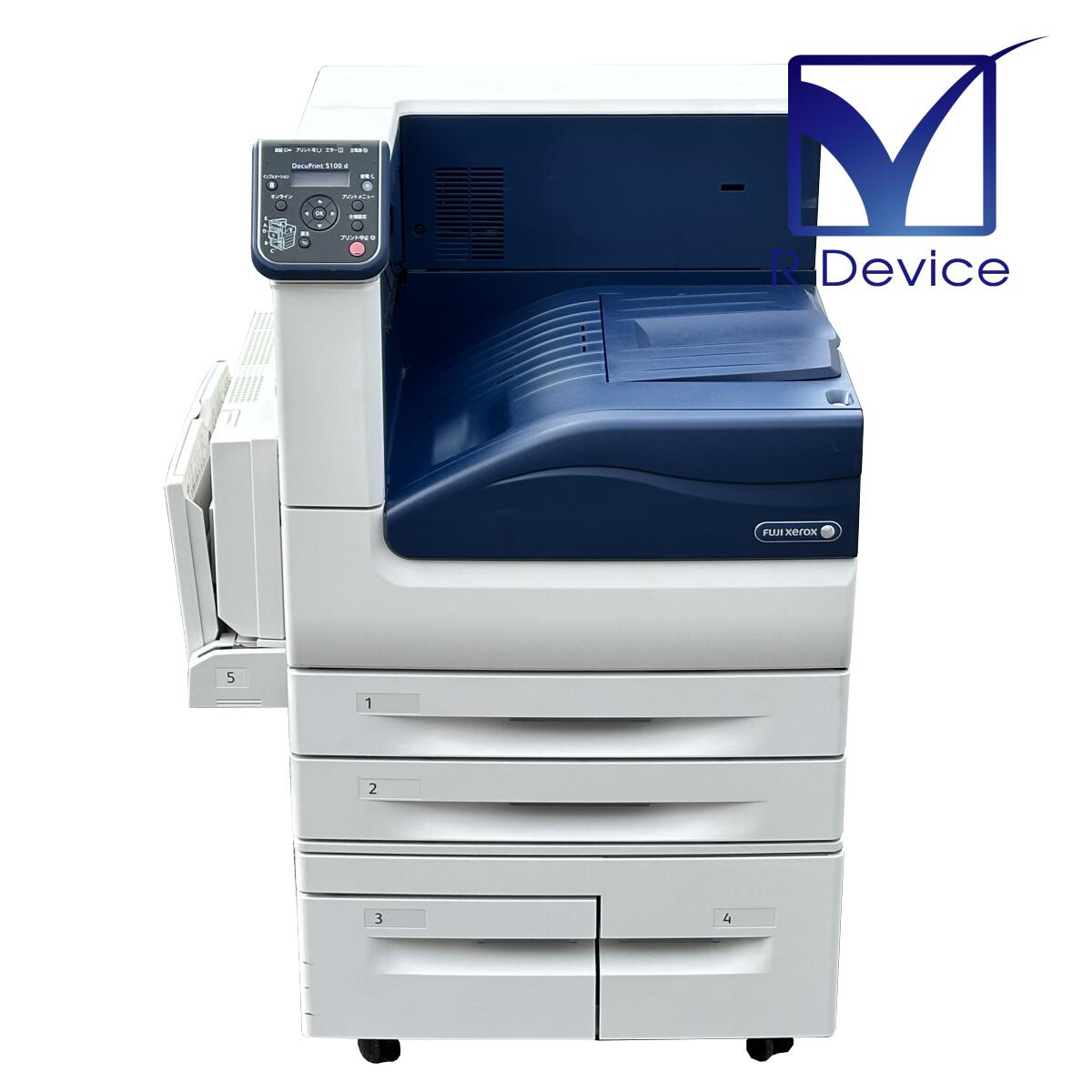 【当て嵌めるわずか！】【1FM】FujiXerox DocuPrint 5100 d A3モノクロレーザープリンター 約100枚 1,200dpi 55枚/分 高速道路・高役立つことひな形【中古】