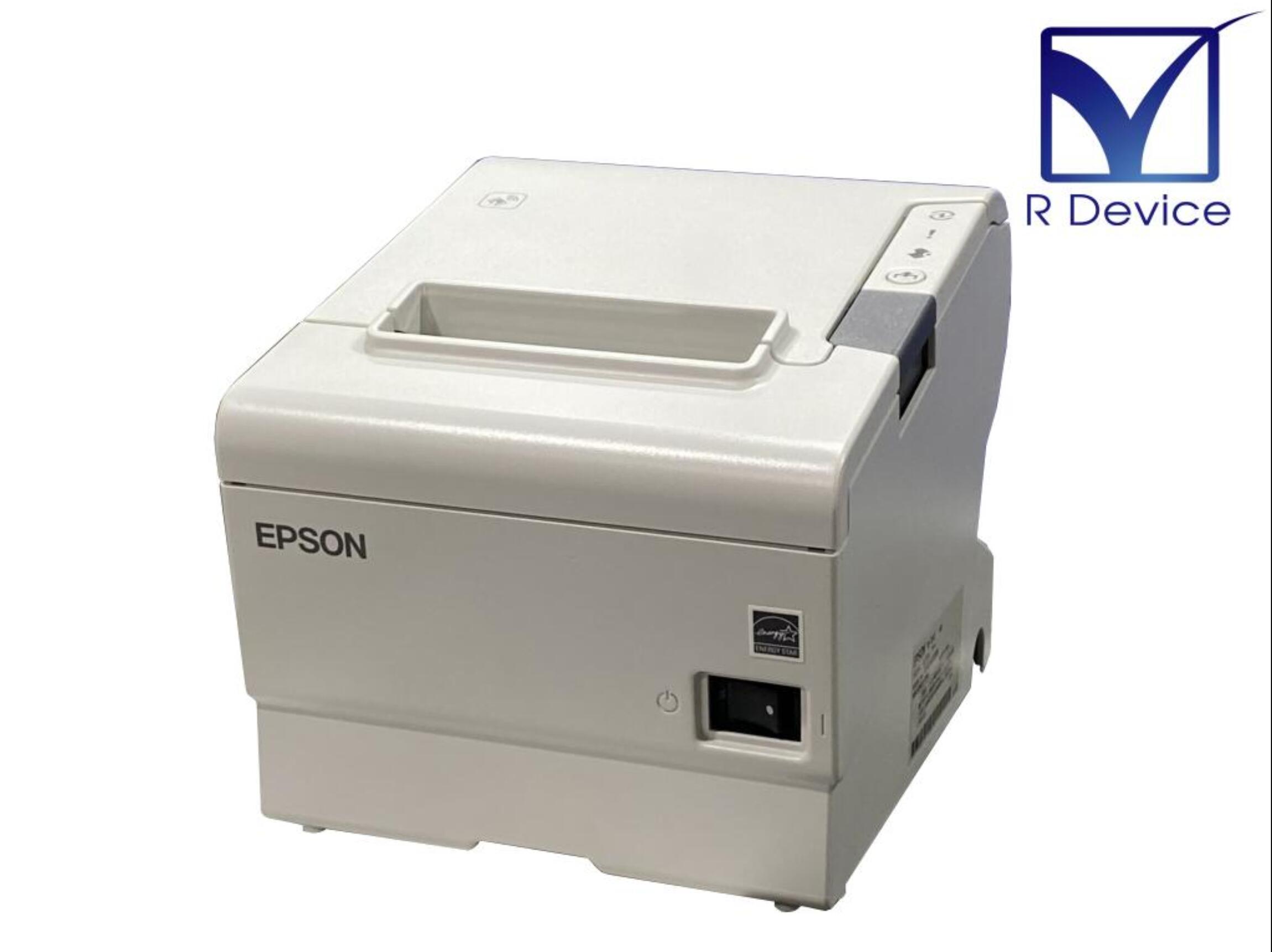 EPSON TM-T88VI(TM886S001W) 80mm サーマルレシートプリンタ USB/有線LAN/RS-232C【中古】|アールデバイス