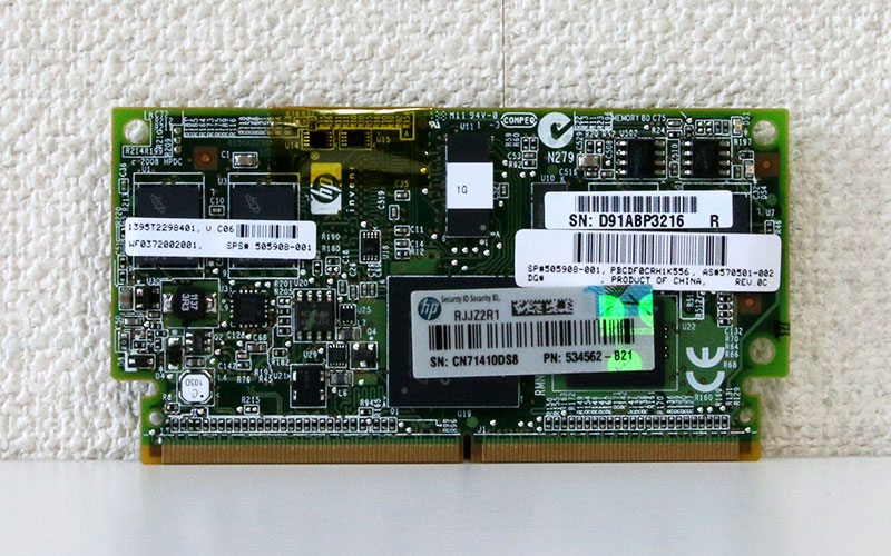 534562-B21 HP Smartアレイ P410等用 1GB 閃光電球うしろ側式点火装置キャッシュメモリ【中古】