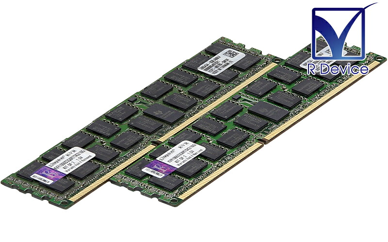 KVR1066D3Q8R7SK2/16GI Kingston Technology 16GB (8GB *2) DDR3-1066 PC3-8500R ECC Registered 1.5V 240-Pin【中古メモリ】
