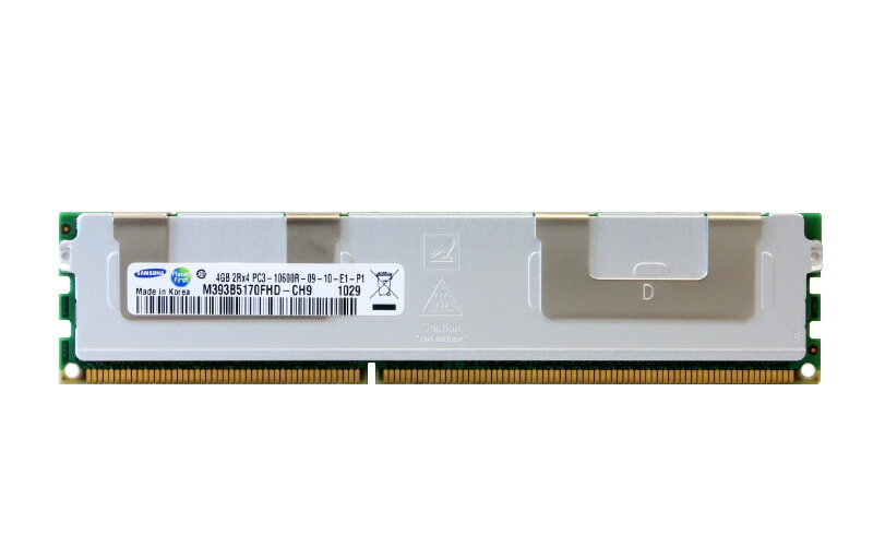 M393B5170FHD-CH9 Samsung 4GB DDR3-1333 パソコン3-10600R Registered ECC 1.5V 240pin【中古】