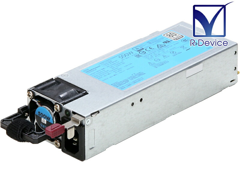 723595-101 Hewlett Packard Enterprise ProLiant DL360 Gen9 等用 電源ユニット Delta Electronics DPS-500AB-13 500W【中古電源ユニット】