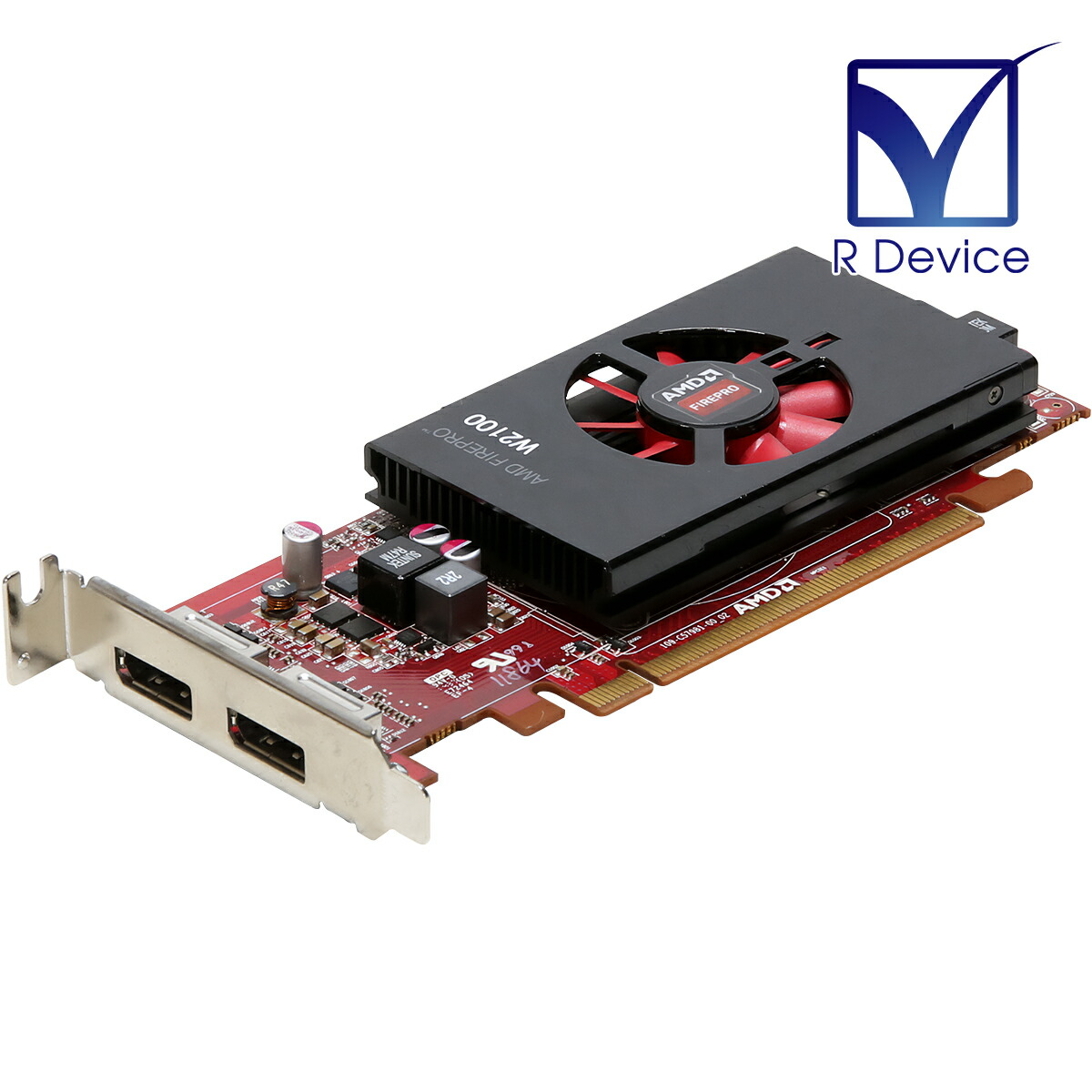 Dell FirePro W2100 2.0GB DisplayPort *2 PCI Express 3.0 x8 Low-Profile 02P8XT【中古グラフィックゲーム盤】
