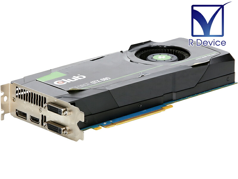 Club 3D GeForce GTX 680 4096MB DVI-D/DVI-I/DisplayPort/HDMI PCI Express 3.0 x16 CGNX-X688【中古グラフィックゲーム盤】