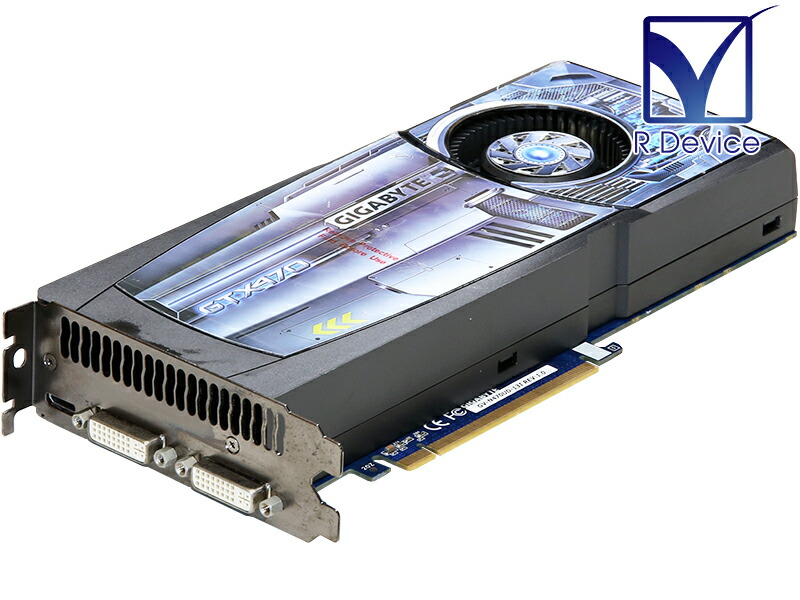 GIGA-BYTE Technology GeForce GTX 470 1280MB mini-HDMI/Dual-Link DVI-I *2 PCI Express 2.0 x16 GV-N470UD-13I【中古グラフィックボード】 5,825円