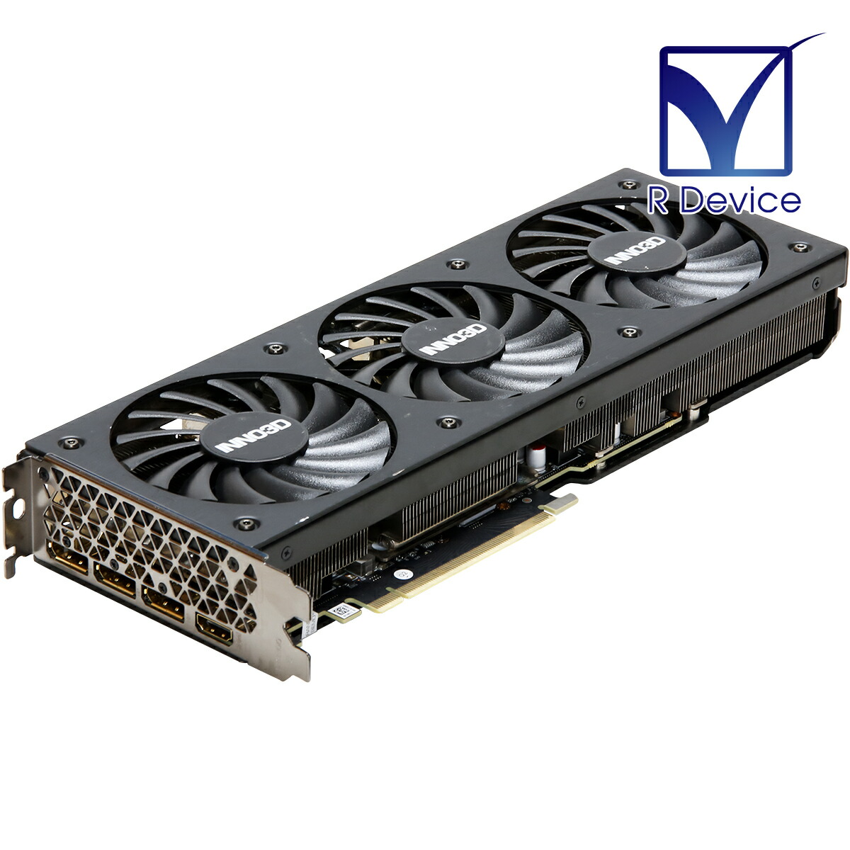 InnoVISION Multimedia GeForce RTX 3080 10.0GB HDMI 2.1a *1/DisplayPort 1.4a *3 PCI Express 4.0 x16 N30803-106XX-1810VA44H【中古グラフィックゲーム盤】