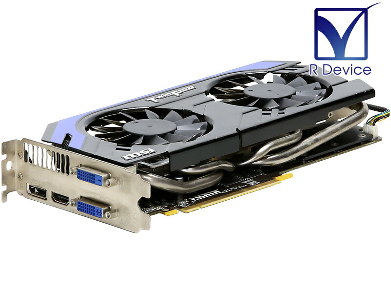 Micro-Star International GeForce GTX 660 Ti 2.0GB DisplayPort/HDMI/DVI-D/DVI-I PCI Express 3.0 x16 N660GTX-Ti Twin Frozr IV PE OC【中古グラフィックボード】