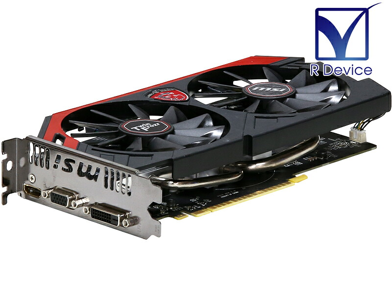 Micro-Star International GeForce GTX 750 Ti 2048MB HDMI/D-Sub 15-Pin/Dual-link DVI-D PCI Express 3.0 x16 N750 Ti TF 2GD5/OC【中古グラフィックゲーム盤】