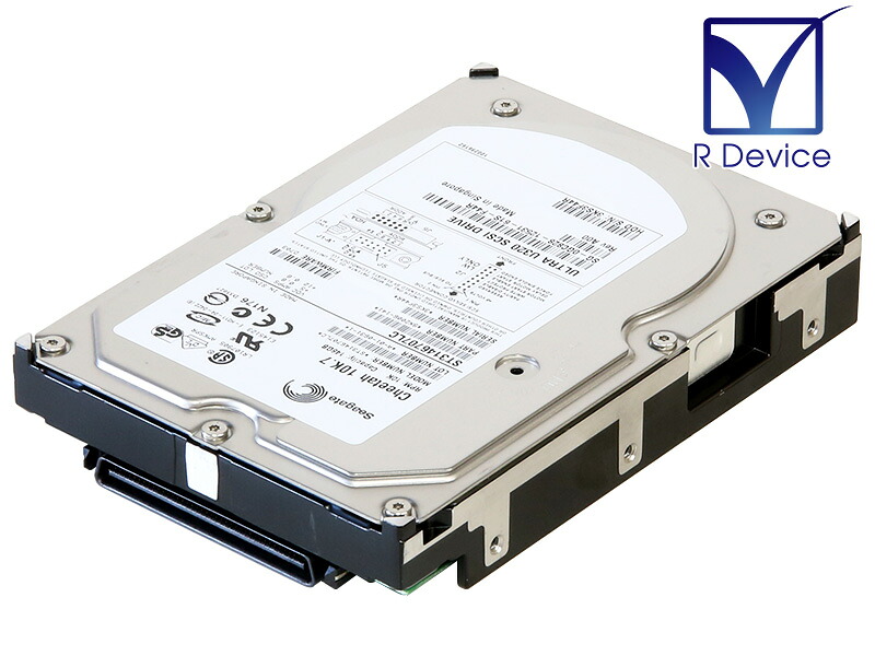 0GC828 Dell 146.8GB 3.5in/Ultra 320 SCSI SCA 80-Pin/10000rpm Seagate Technology Cheetah 10K.7 ST3146707LC【中古固定ディスク】