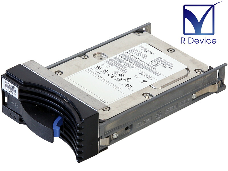 24P3733 IBM Corporation 72.8GB 3.5インチ/Ultra 320 SCSI SCA 80-Pin/15000rpm Seagate Technology Cheetah 15K.3 ST373453LC マウンタ付属【中古ハードディスク】 17,360円