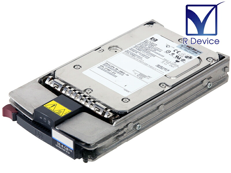 286774-005 Hewlett-Packard 36.4GB 3.5インチ/Ultra 320 SCSI SCA 80-Pin/15000rpm BF03685A35 マウンタ付属【中古ハードディスク】|アールデバイス