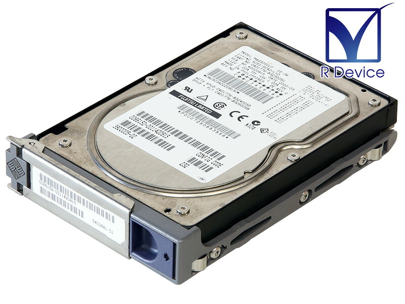 390-0005 Sun Microsystems 9.1GB 3.5インチ/Ultra 2 SCSI SCA 80-Pin/10000rpm 富士通 MAG3091LC マウンタ付属【中古ハードディスク】