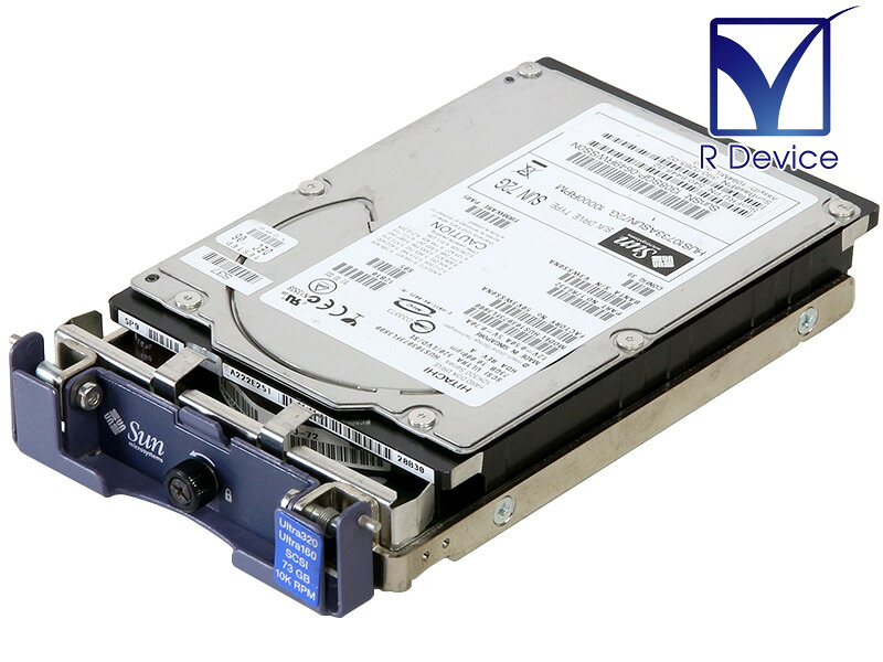 540-6448 Sun Microsystems 73GB 3.5インチ/Ultra 320 SCSI SCA 80-Pin/10000rpm HGST UltraStar 10K300 HUS103073FL3800 マウンタ付属【中古ハードディスク】｜アールデバイス