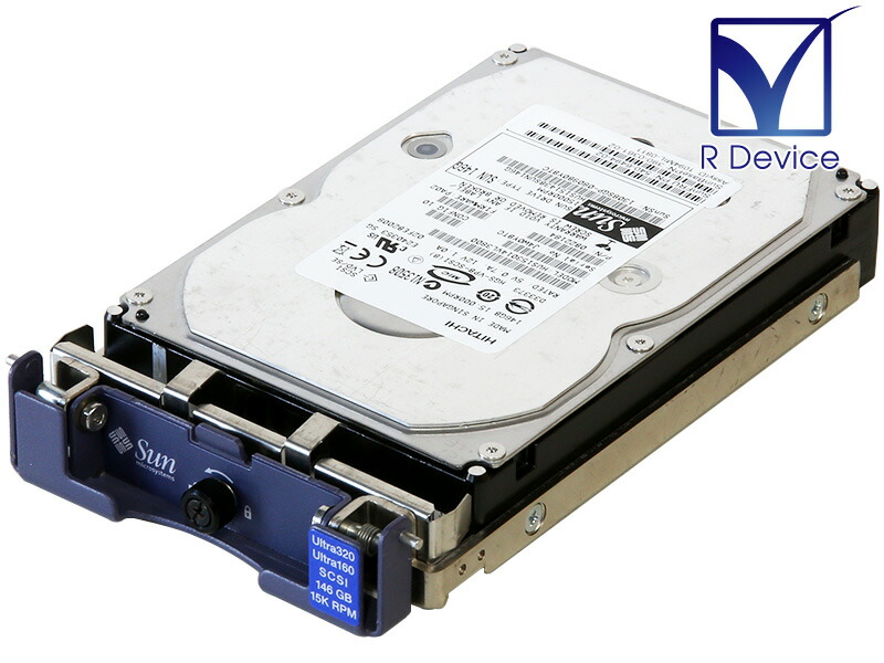 540-6494 Sun Microsystems 146GB 3.5インチ/Ultra 320 SCSI SCA 80-Pin/15000rpm HGST Ultrastar 15K300 HUS153014VL3800 マウンタ付属【中古ハードディスク】