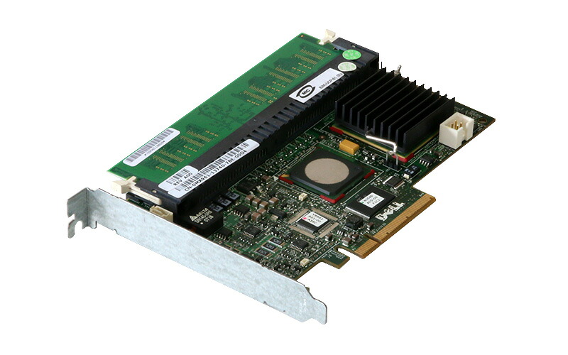0MX961 DELL PERC5/i SAS RAID制御装置 PCI Express x8 256MBキャッシュメモリ積み上げる【中古】
