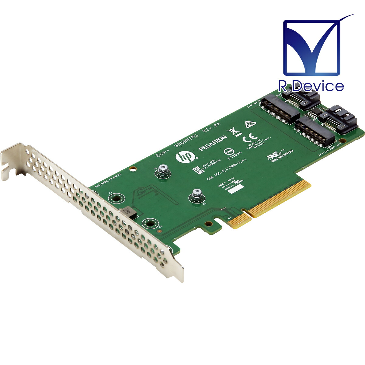 759505-001 Hewlett Packard Enterprise Serial ATA/M.2 取り替えっこライザーカード PCI Express 3.0 x8 759238-001【中古】