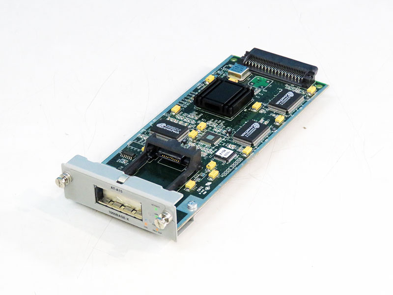 AT-A15/GB Allied Telesis 度合い2賢しい取り替えっこ用取りひろげるモデュール GBIC拡張スロット x1【中古】