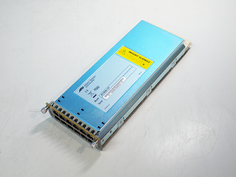 AT-XEM-12T Allied Telesis SwitchBlade x908/x900用 押しひろげるモデュール 12Port 10/100/1000BASE-T【中古】