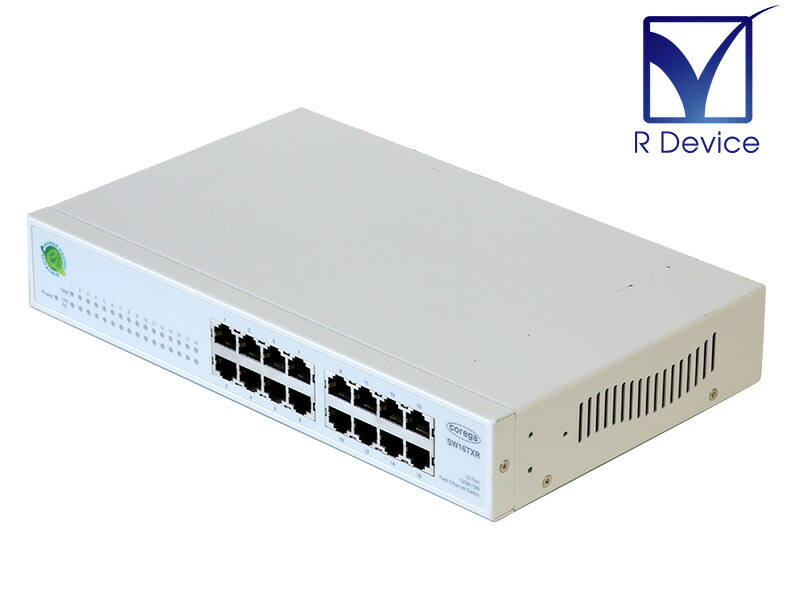楽天市場】CG-SW16TXR Corega 100BASE-TX/10BASE-T 16ポート搭載 電源