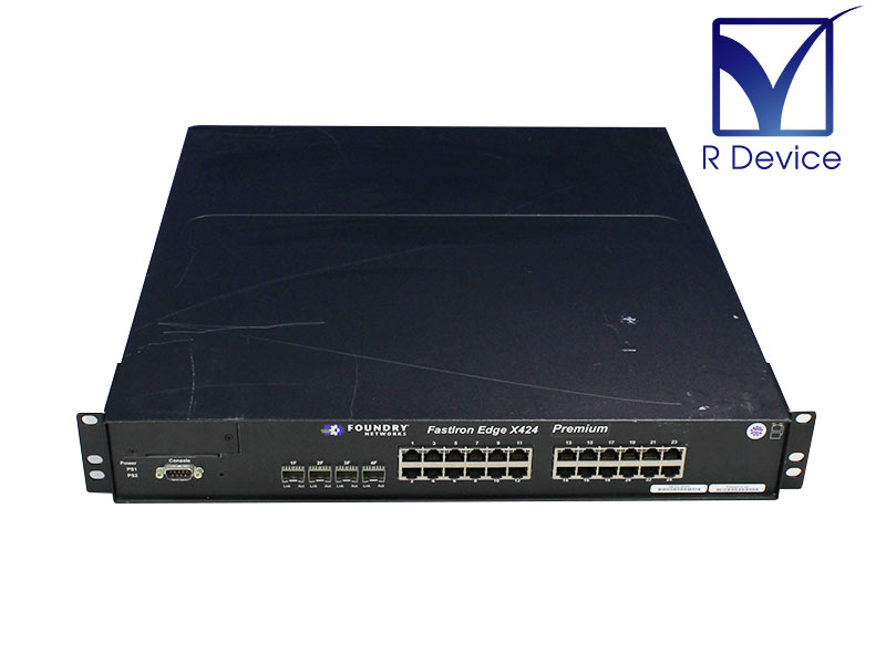 FastIron EdgeXシリーズ FESX424-PREM Foundry NETWORKS【中古】