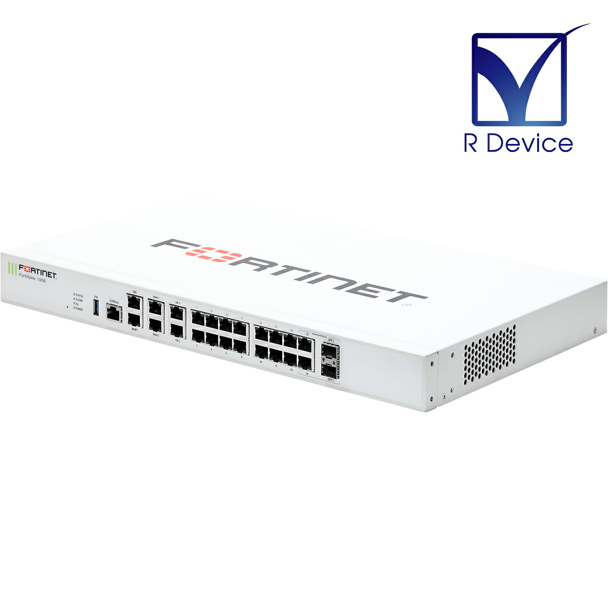 FortiGate-100E Fortinet セキュリティアプライアンス v6.0.9,build0335,200121 GA 初期化済【中古】