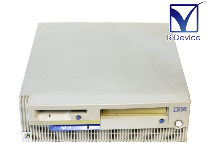 満点のAptiva E 24J 2190-24J IBM K6-2 Pr cess r 450MHz/64MB/3 2GB/CD-R Mドライブ/HDD初期化済み 中古アールデバイス
