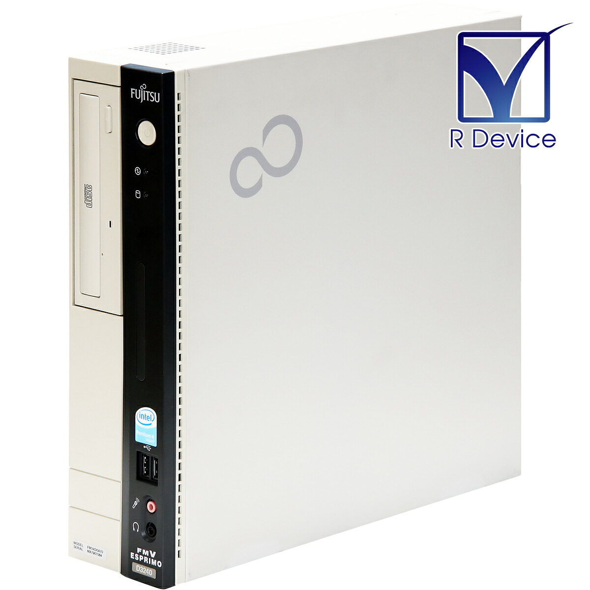 富士通 ESPRIMO FMV-D3240 FMVXD0A70 Pentium 4 Processor 531/512MB/500.0GB/CD-ROM/Windows XP Professional SP3【中古パソコン】