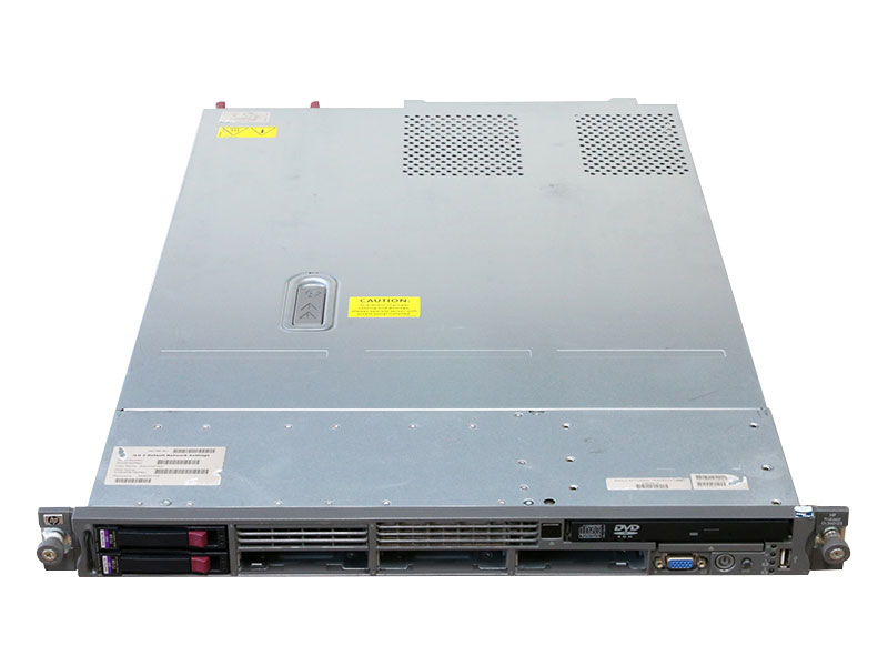 ProLiant DL360 G5 AK839A HP Xeon Processor X5460 3.16GHz/4GB/72GB *2/DVD-ROM/Smart アレイ P400i/電源ユニット *2【中古】｜アールデバイス
