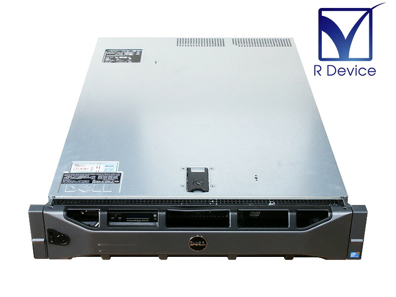 PowerEdge R710 DELL Xeon E5502x2/4GB/300GBx4/DVD-ROM/PERC 6i 0T954J/PSUx2【中古】｜アールデバイス