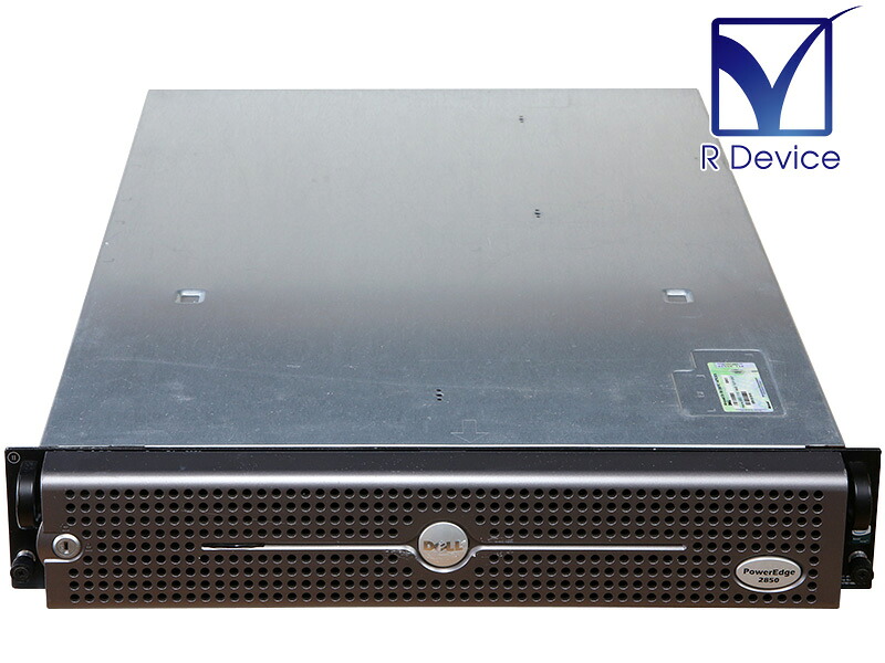 PowerEdge 2850 Dell Xeon Processor 3.00GHz *1/4096MB/HDD非搭載/DVD-ROM/3.5" FDD/電源ユニット *2/PCI-Xモデル【中古サーバー】｜アールデバイス
