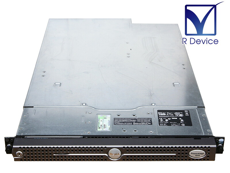 PowerEdge 1850 DELL Xeon Processor 3.00GHz *1/2048MB/HDD非搭載/DVD-ROM/PERC 4e/Si 256MB/電源ユニット *2【中古サーバー】｜アールデバイス