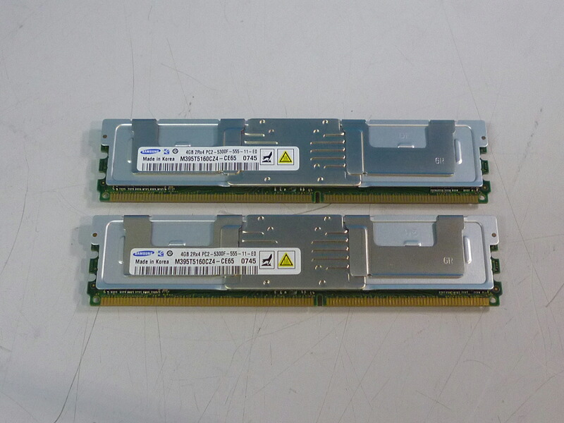 FB-DIMM M395T5160CZ4-CE65 4GB x2 SAMSUNG 【中古】