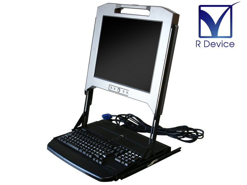 0RN339 DELL 1U仕合わせマウント 17in 液晶見せびらかす/鍵盤【中古】
