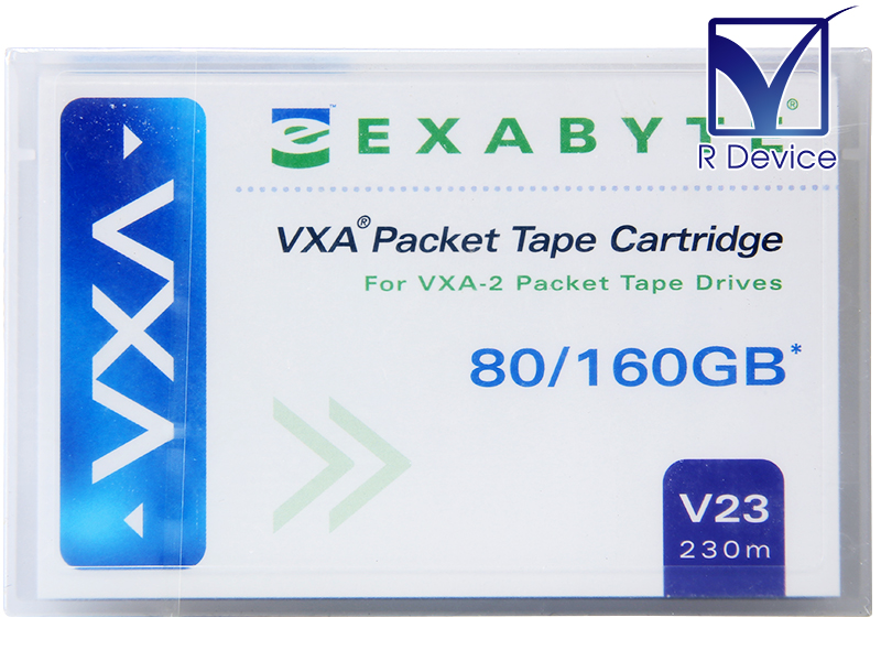 111.00121 Exabyte Corporation VXA-2 V23 超熱 160GB 特別価格 80 データカートリッジ