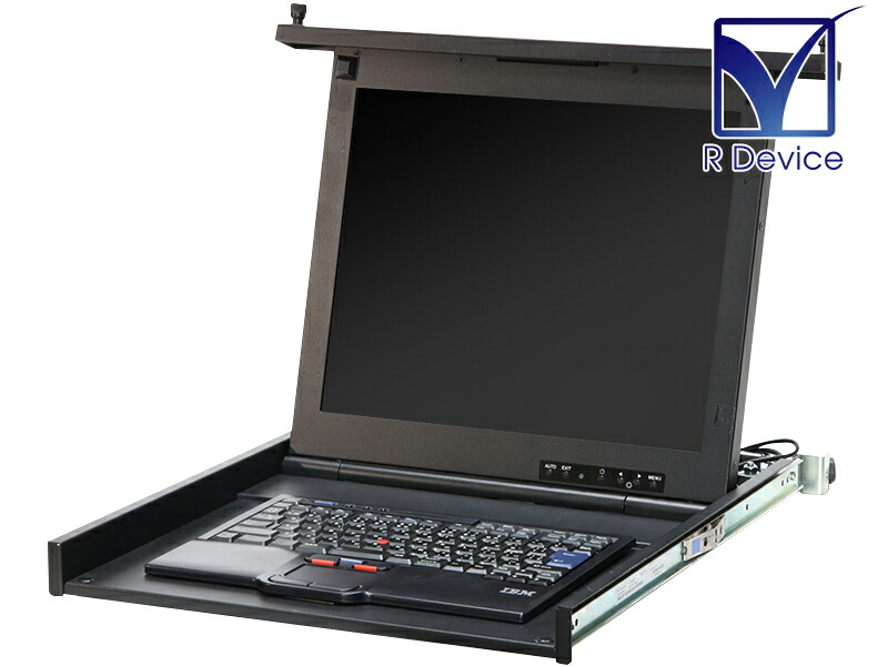 46M5213 IBM Corporation 1U 17型 木目細かダイアログボックス モニターコンソールキット 1723-17X/1723-HC1/94Y6193【中古コンソール単一のもの】